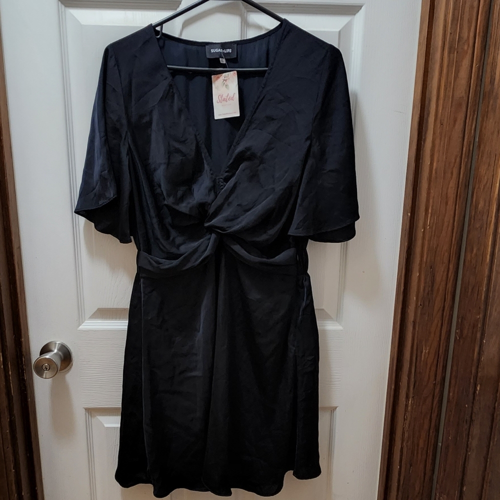 SugarLips Short Sleeve knee length dress Sz Medium New